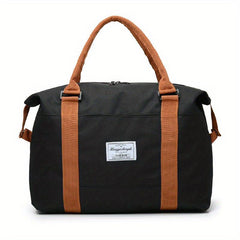 Colorblock Travel Storage Bag Portable Sports Shoulder Bag