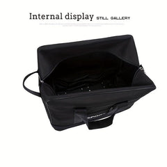 Letter Pattern Luggage Bag With Wheels Lightweight Duffle Bag