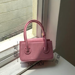 Minimalist Square Satchel Bag Mini Handbag For Shopping