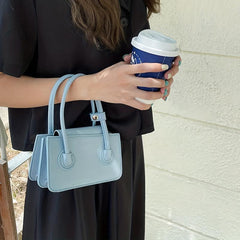 Minimalist Square Satchel Bag Mini Handbag For Shopping