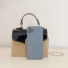 Mini Straw Woven Handheld Crossbody Bag