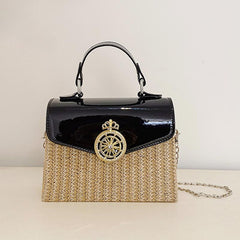 Mini Straw Woven Handheld Crossbody Bag