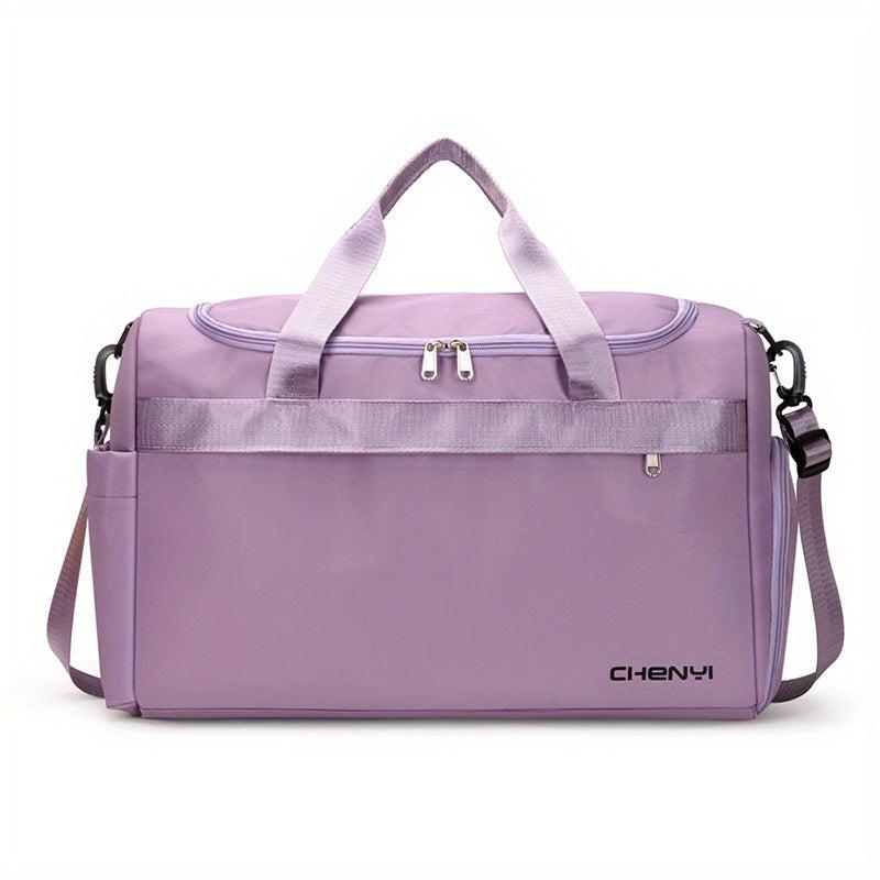 Colorblock Travel Bag Wet And Dry Separation Large Capacity