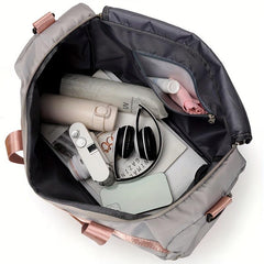 Colorblock Travel Bag Wet And Dry Separation Large Capacity
