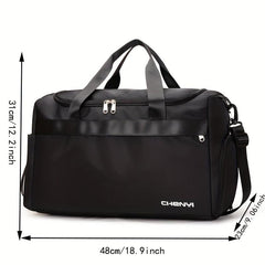 Colorblock Travel Bag Wet And Dry Separation Large Capacity