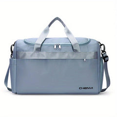 Colorblock Travel Bag Wet And Dry Separation Large Capacity