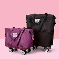Large Capacity Duffle Handbag with Wheels