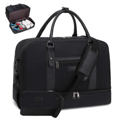 Large Capacity Travel Weekender Bag Top Handle Luggage Bag With Clutch Purse