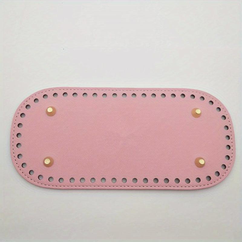 Oval Bottom Bag Holder PU Leather Handbag Accessory