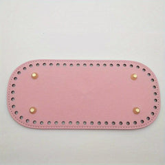 Oval Bottom Bag Holder PU Leather Handbag Accessory
