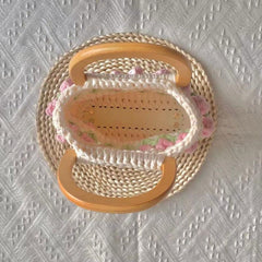 Oval Bottom Bag Holder PU Leather Handbag Accessory