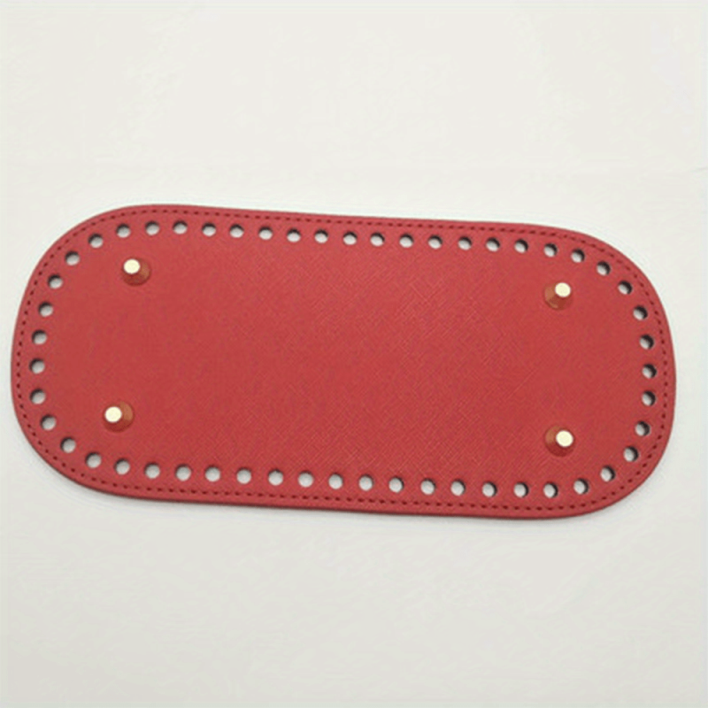 Oval Bottom Bag Holder PU Leather Handbag Accessory