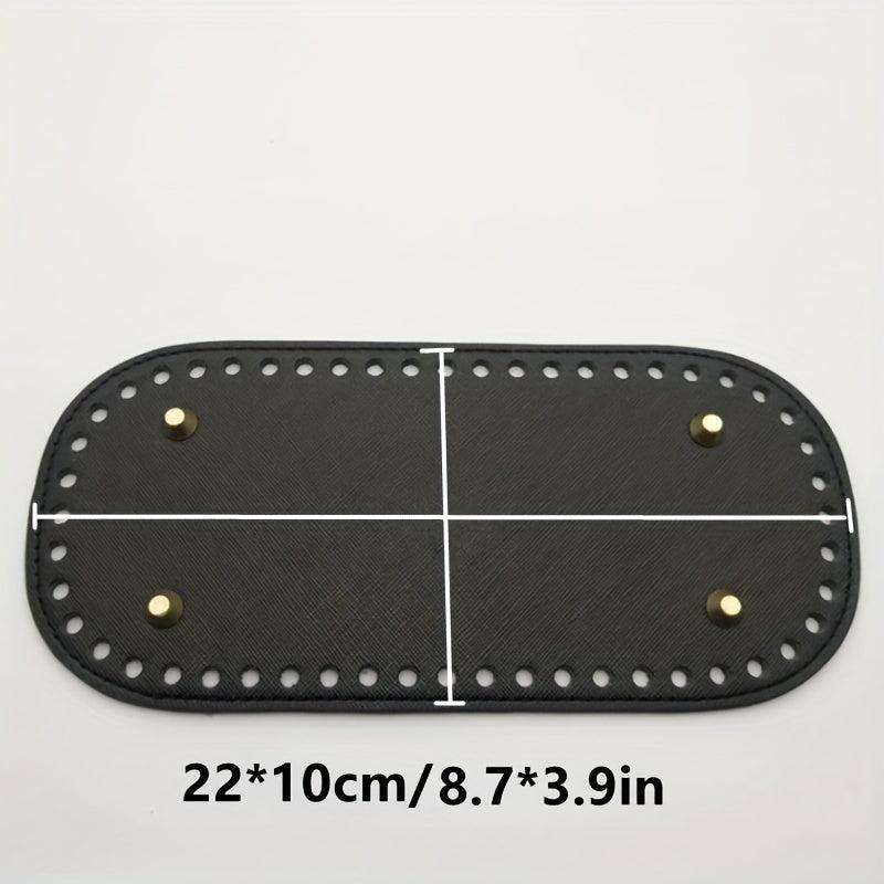 Oval Bottom Bag Holder PU Leather Handbag Accessory