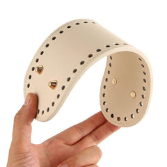 Oval Bottom Bag Holder PU Leather Handbag Accessory