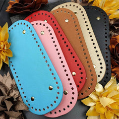 Oval Bottom Bag Holder PU Leather Handbag Accessory