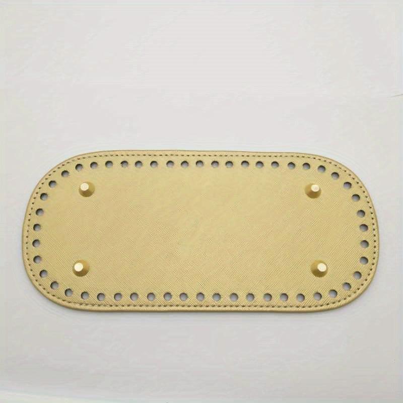 Oval Bottom Bag Holder PU Leather Handbag Accessory