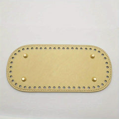 Oval Bottom Bag Holder PU Leather Handbag Accessory