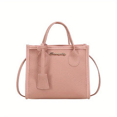 Classic Square Shoulder Bag Minimalist Satchel Women's Handbag