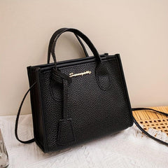 Classic Square Shoulder Bag Minimalist Satchel Women's Handbag