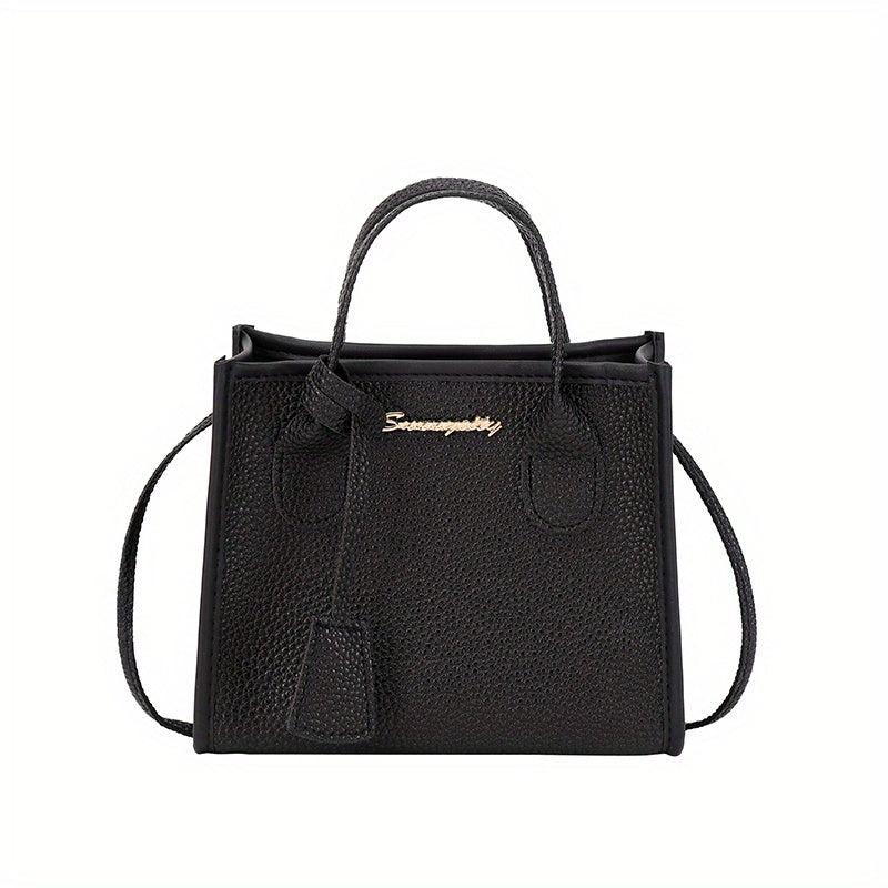 Classic Square Shoulder Bag Minimalist Satchel Women's Handbag