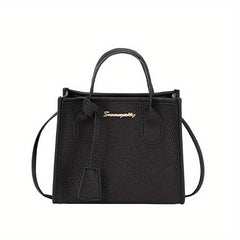 Classic Square Shoulder Bag Minimalist Satchel Women's Handbag