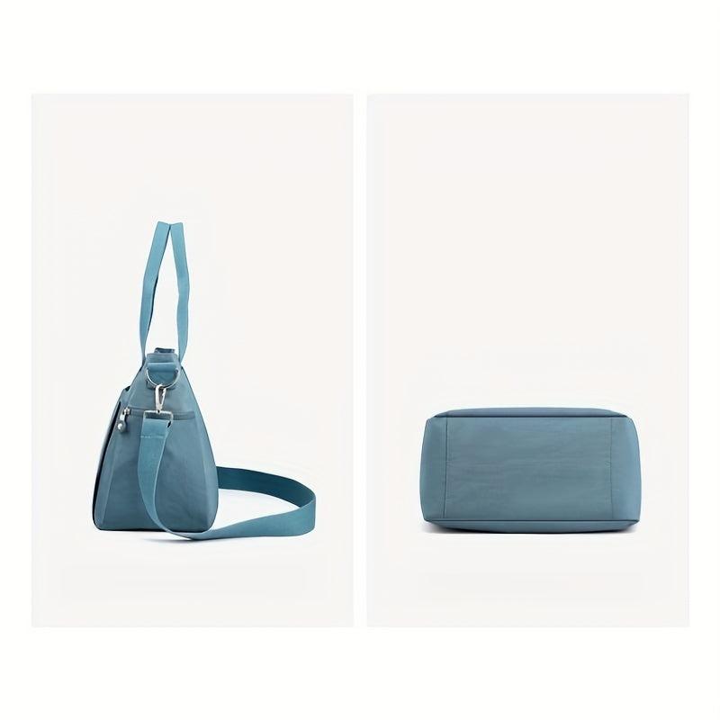 Large Capacity Crossbody Tote Bag Nylon Lightweight Messenger Bag