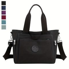 Large Capacity Crossbody Tote Bag Nylon Lightweight Messenger Bag