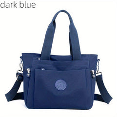 Large Capacity Crossbody Tote Bag Nylon Lightweight Messenger Bag