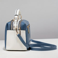 Women's Embroidered Crossbody Handbag Faux Leather Purse