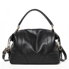 Litchi Pattern Satchel Bag Women's Solid Handbag