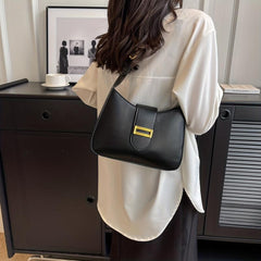 Minimalist Shoulder Bag Faux Leather Handbag