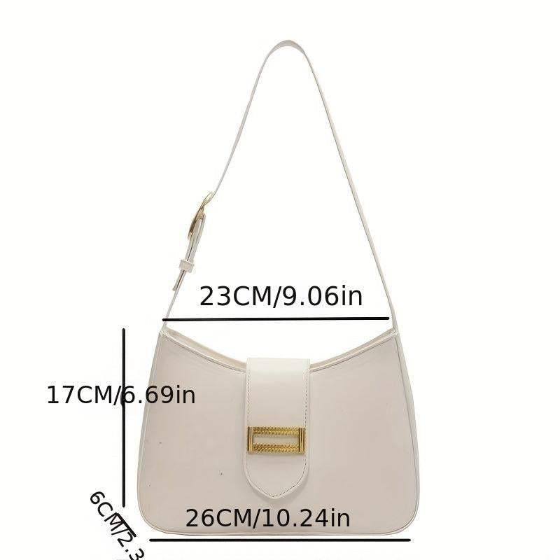 Minimalist Shoulder Bag Faux Leather Handbag