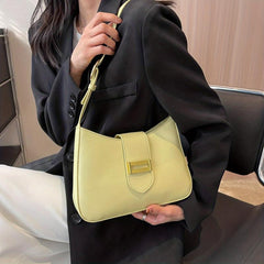 Minimalist Shoulder Bag Faux Leather Handbag