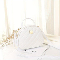 Argyle Quilted Shoulder Bag Crossbody Handbag