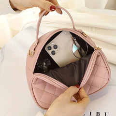 Argyle Quilted Shoulder Bag Crossbody Handbag