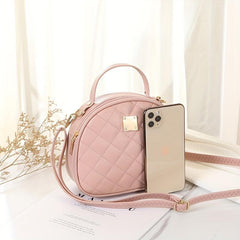 Argyle Quilted Shoulder Bag Crossbody Handbag