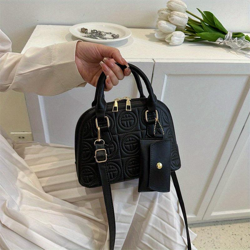 Crossbody Bag PU Leather Card Holder Pendant Shoulder Bag