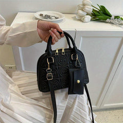 Crossbody Bag PU Leather Card Holder Pendant Shoulder Bag