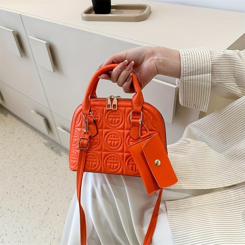 Crossbody Bag PU Leather Card Holder Pendant Shoulder Bag