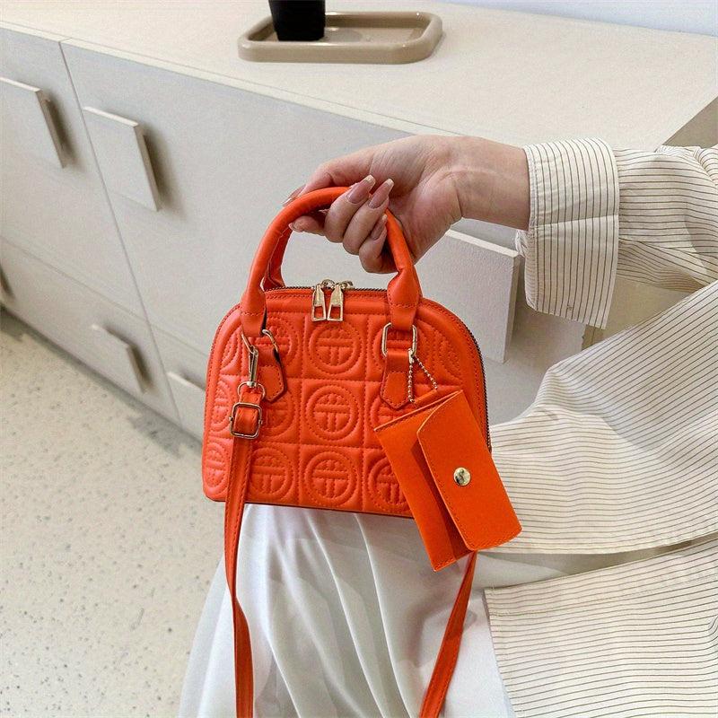 Crossbody Bag PU Leather Card Holder Pendant Shoulder Bag
