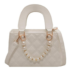 Pearl Decorative Chain Women's Crossbody Bag