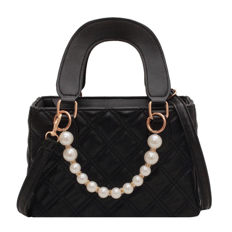 Pearl Decorative Chain Women's Crossbody Bag