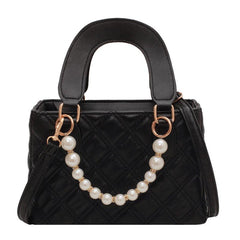 Pearl Decorative Chain Women's Crossbody Bag