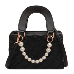 Pearl Decorative Chain Women's Crossbody Bag
