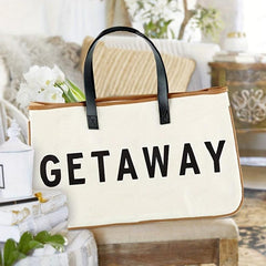 Large Capacity Canvas Tote Bag Lightweight Beach Handbag