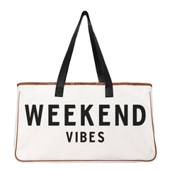 Large Capacity Canvas Tote Bag Lightweight Beach Handbag