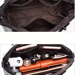Quilted Detail Square Handbag Satchel Bag Women Solid Work