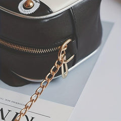 Retro Camera Crossbody Bag PU Leather Handbag Women's Shoulder Bag & Purse