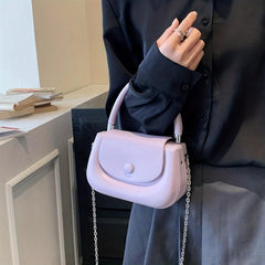 Flap Saddle Crossbody Bag Top Handle Shoulder Bag