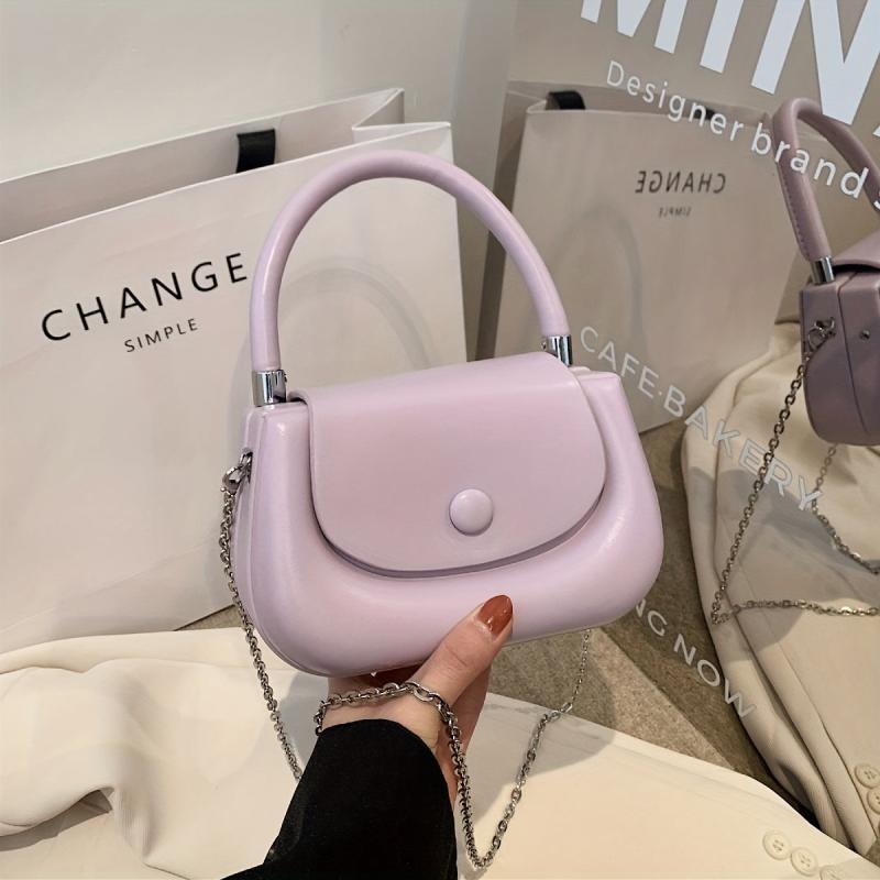 Flap Saddle Crossbody Bag Top Handle Shoulder Bag